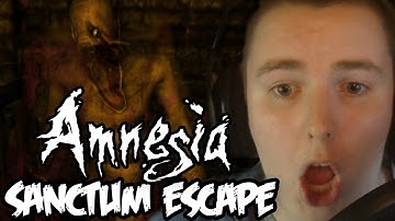 JUMP SCARES EVERYWHERE!! - Amnesia Custom Story: Sanctum Escaping