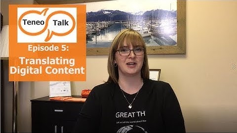 Teneo Talk 5: Translation & Digital Content