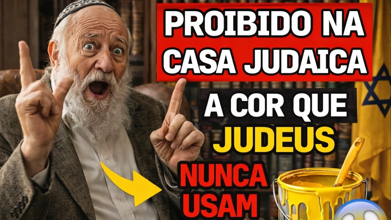 Rabino : A ÚNICA Cor que os Judeus NUNCA Usam em Suas Casas | Antigo Aviso da Cabala