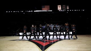 WNBA Half Time Basketball Performance I Las Vegas Aces Full Tilt Dance Crew