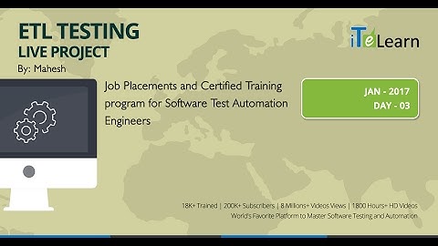 ETL Testing Live Project Day 03 for Beginners (JPACT)