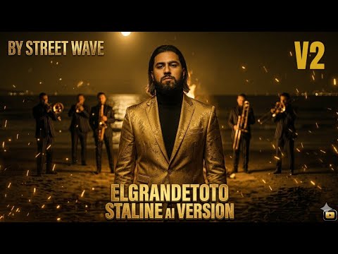 ELGRANDETOTO - STALINE (VISUALIZER) -  AI VERSION 2 - BY STREET WAVE #SALGOAT