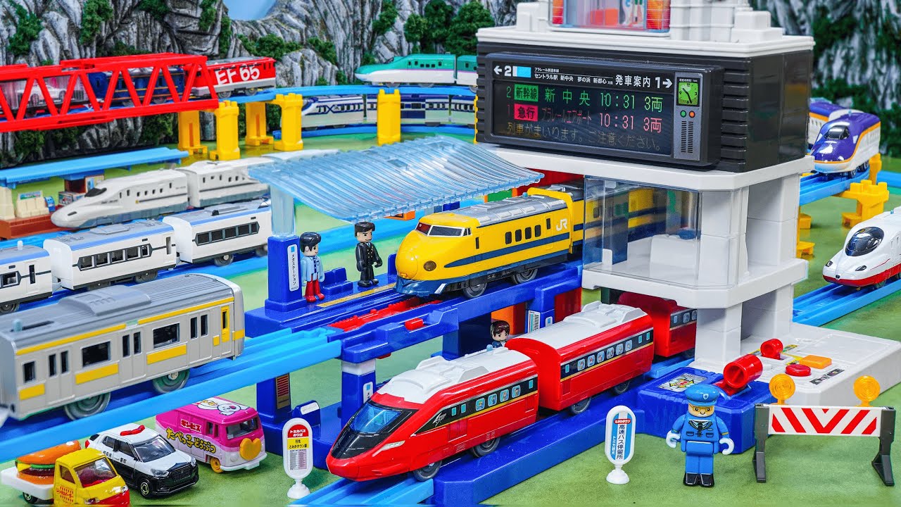 Plarail Shinkansen ☆ Construction of multi-purpose through Plarail Mega Station Building