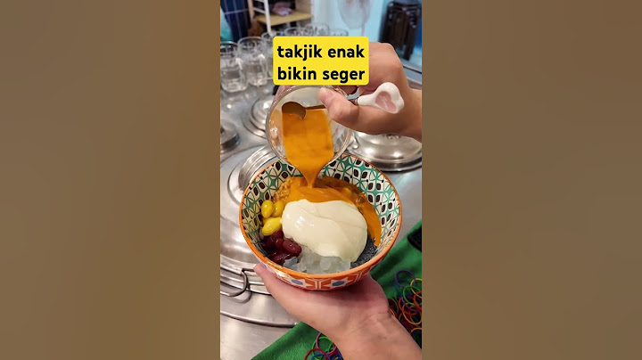 Ini Dia Takjil Buka Puasa yang Bikin Seger