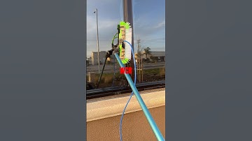 Window Cleaning Waterfed ￼ windowsill  brush 14inch 4 jets best wfb for window ledge cleaning