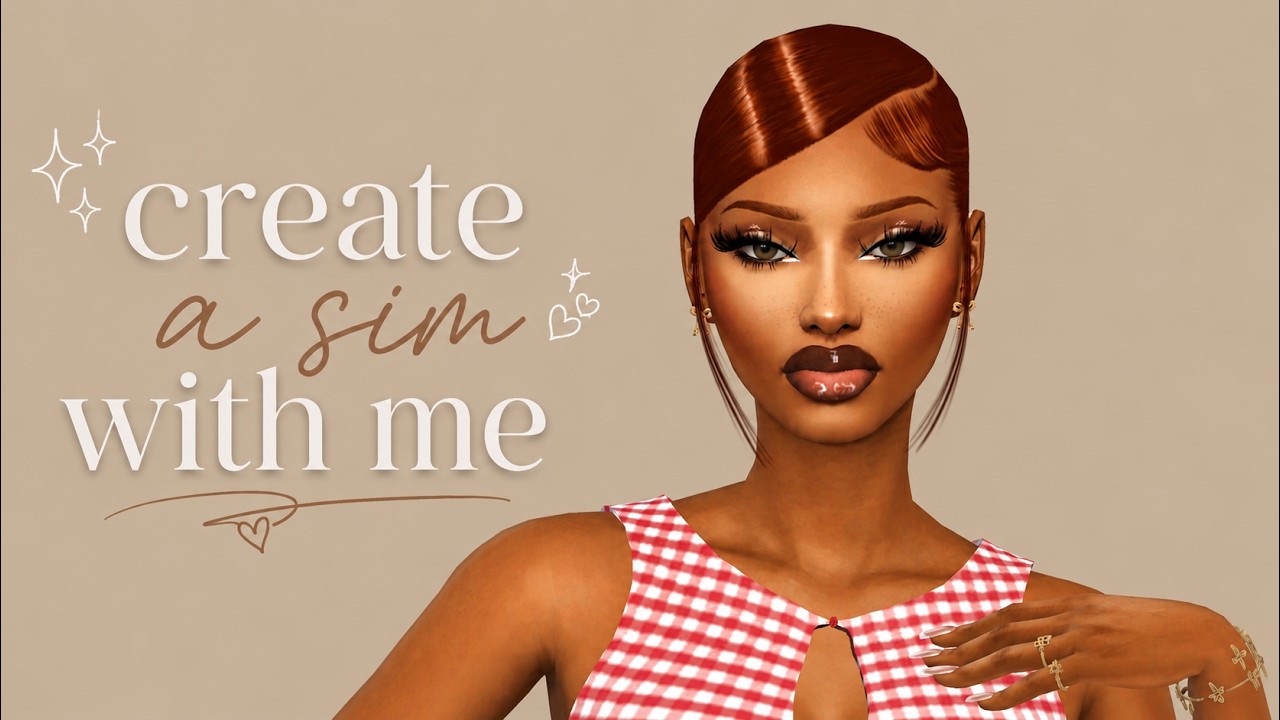 Create a Sim With Me 🤎 | LINKS IN THE DESCRIPTION | Chill Sims 4 CAS ...
