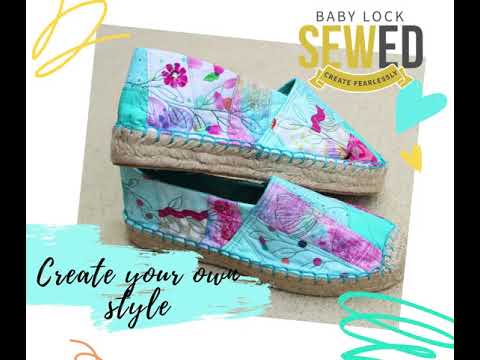 Sew My Soles VIRTUAL Embroidery Workshop at Linda Z's