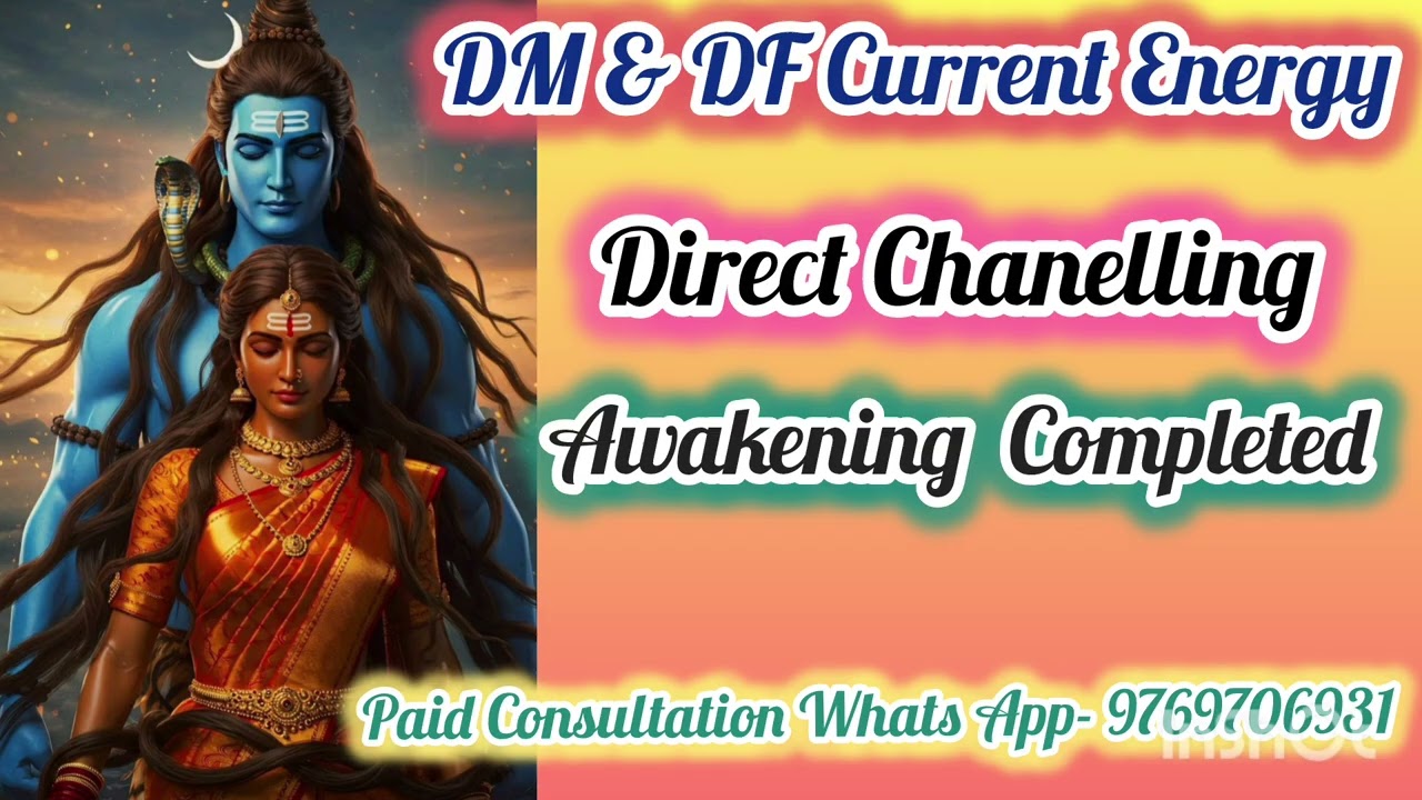 DM & DF Current Energy Awakening Completed #twinflame, #dm, #df, #currentenergy