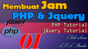 Membuat Jam dengan PHP dan jQuery Bagian 1, jQuery Tutorial Paket Lanjut