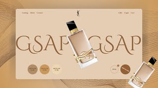 Create a Luxurious Perfume Website | GSAP Animation | HTML, CSS & JavaScript