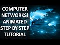 What is a Computer Network | Animated step by step tutorial |How devices communicate with each other