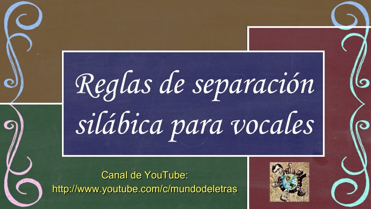 Reglas de separación silábica para vocales. ¿Buscas mejorar tu ...
