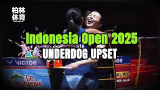 Tan/Muralitharan’s EPIC Comeback Beats Li/Luo (CHN) | Indonesia Open 2025 SF#badminton