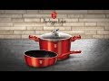 3 pcs pasta and rice cookware set video