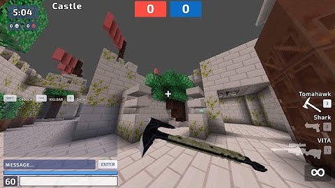 how to get on the roof in castle Kirka.io