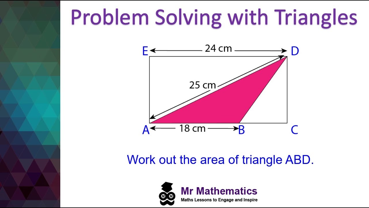 problem solving involving triangle