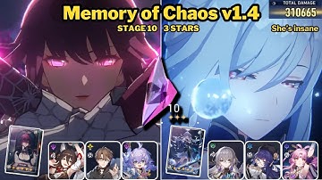 MoC 10 with E0S1 Jingliu & E0S1 Kafka Full Stars | Honkai Star Rail v1.4