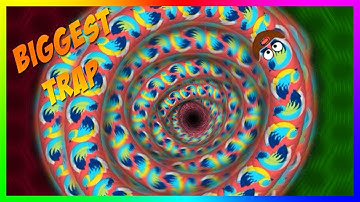 Wormate.io World Record Biggest Worm Trap Wormateio Epic Trolling Gameplay