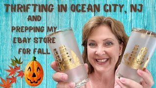 Thrifting in Ocean City, NJ and Prepping My eBay Store For Fall