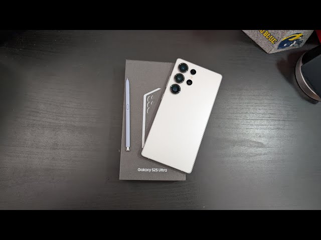 Samsung Galaxy S25 Ultra (WhiteSilver) Unboxing and First