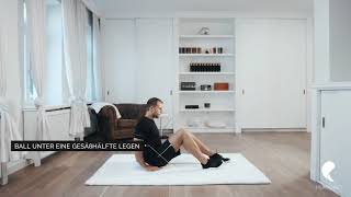 Lockerung Gesäßmuskulatur - Faszienball