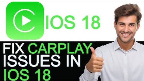 How to Fix Apple CarPlay Stopped Working After iOS 18 UPDATE - GUIDE