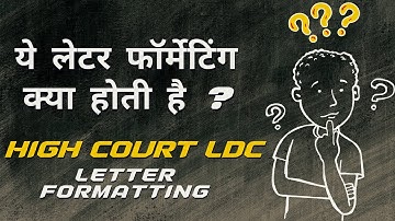 High Court LDC Efficiency Exam || Solution Class || Letter Formatting || Exam Pattern || Vinod Sir