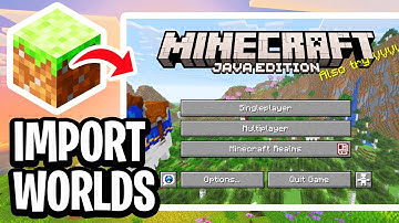How To Import Worlds Into Minecraft Java - Step By Step