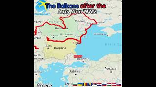 The balkans after the Axis Won WW2🇭🇺🇷🇴🇧🇬🇷🇸 | part 8(final) #map #ww2 #travelboast #balkan
