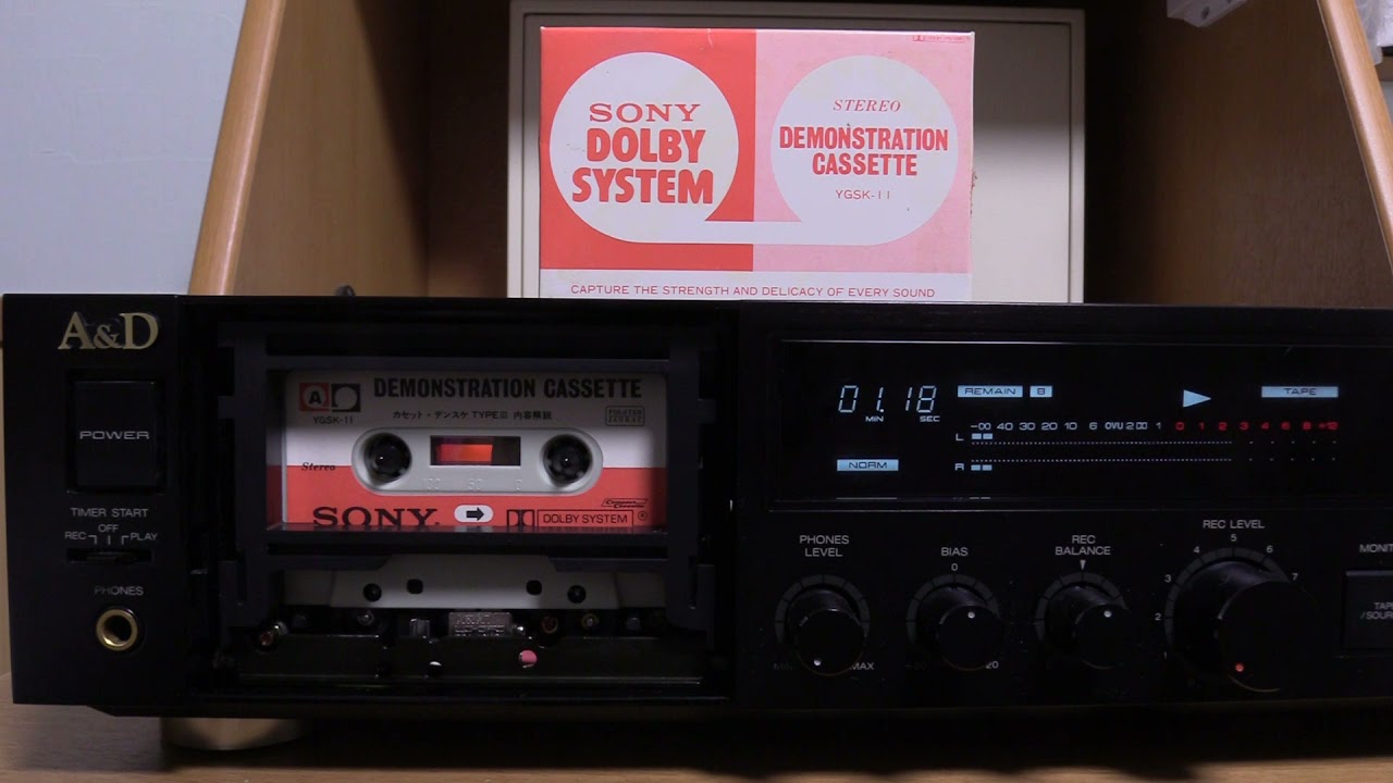 ﾃﾞﾓﾝｽﾄﾚｰｼｮﾝｶｾｯﾄ ｿﾆｰ TC-2850SD 1973年 - YouTube