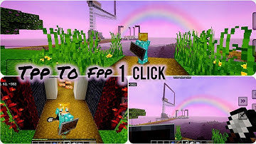 How to enable Switch Fast button Fpp To Tpp In Minecraft Pe! latest version1.20 and 1.21