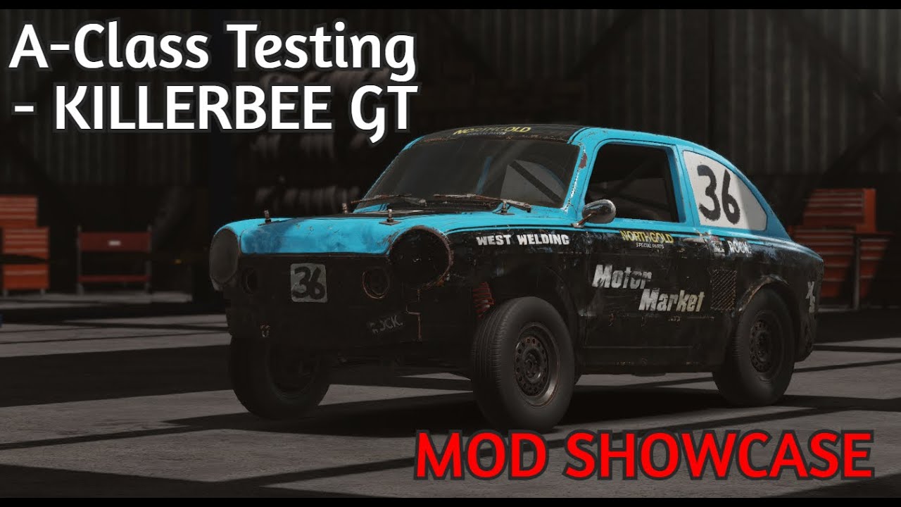 WRECKFEST MODS - KILLERBEE GT TESTING - YouTube