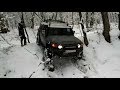 Toyota FJ CRUISER vs Nissan Patrol vs УАЗ Off Road . Зимние покатушки лес, грязь, снег, бездорожье