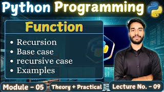L-5.9 Recursion in Python | Base Case & Recursive Case | Examples