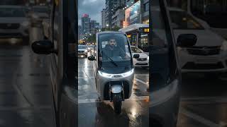 India 2050: The Monsoon Scooter ☔ #EScooter #Tech #FutureTech #shorts