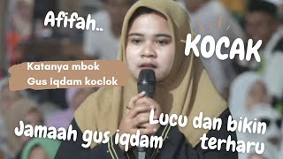 Afifah//Jamaah Gus Iqdam lucu dan bikin terharu #sabilutaubah #terbaru #viral #lucu