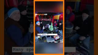 Khalsa Aid Provided 800 Hot Meals To Truckers On 22Nd December 2020.