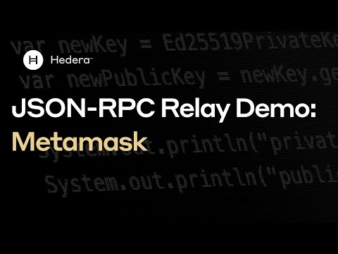 JSON-RPC Relay Demo: Metamask