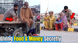 Giving Food & Money Secretly To Poor People | LahoriFied
