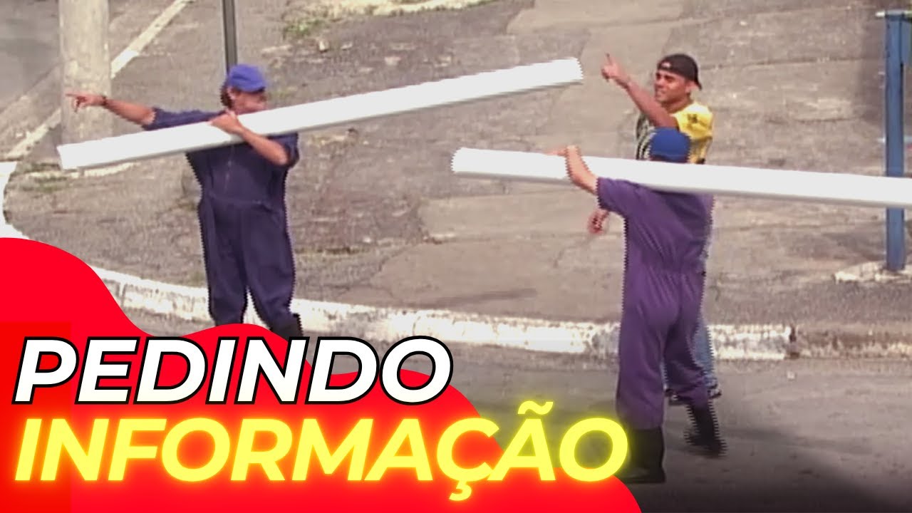 QUEBRANDO A CABEÇA PRA DAR UMA INFORMAÇÃO | CÂMERAS ESCONDIDAS