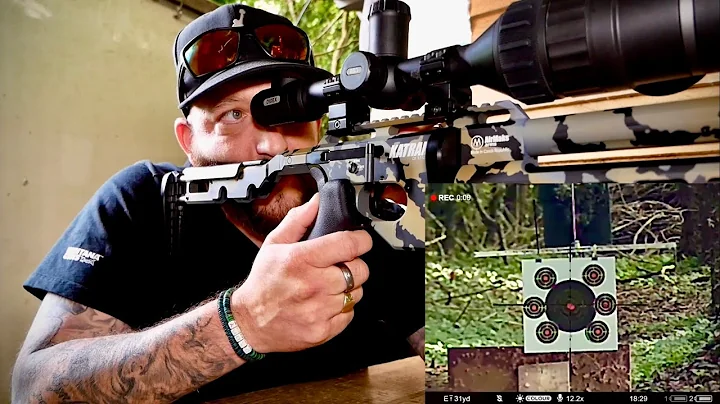 AIRMAKS KATRAN C (grouping test/pellet test) CAMO KATRAN @ TARGET & TINS ! Part 1@airmaksarms3884