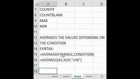 AVERAGEIF FUNCTION  #MS EXCEL AVERAGEIF FUNCITON