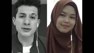 One Call Away Charlie Puth & Sheryl Shazwanie duet on Smule app