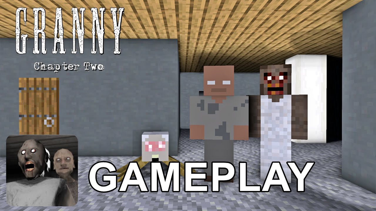 GRANNY 2 GAMEPLAY IN MINECRAFT 2024 - YouTube
