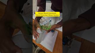 Don’t Touch the Tap! 🚰 IR Sensor Automatic Water System | Science Model | #viral