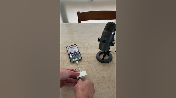 Record audio with a USB mic on your iPhone and an OTG cable #shorts #dylankyang #amazonfinds