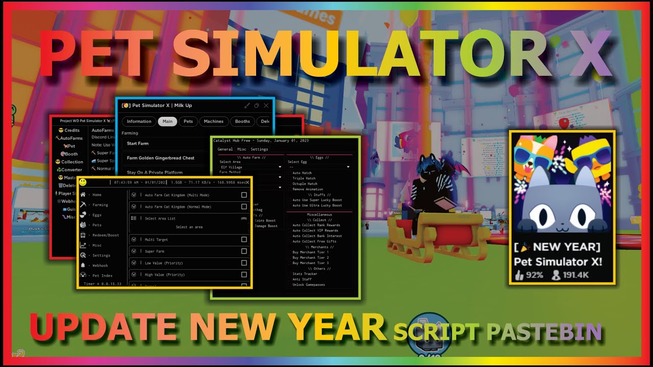 Script for Pet Simulator X - Pasta v2 [New Updated] - CHEATERMAD