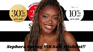 SEPHORA '26 VIB SALE WISHLIST! | WHAT'S WORTH BUYING? screenshot 3