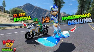HOVERBOARD BOBOIBOY BELIUNG BALAPAN MELAWAN MOTOR NINJA ZX 25R BOBOIBOY KRISTAL - GTA 5 screenshot 2