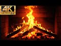 Cozy Fireplace 4K (12 HOURS). Fireplace with Crackling Fire Sounds. Fireplace Ambience